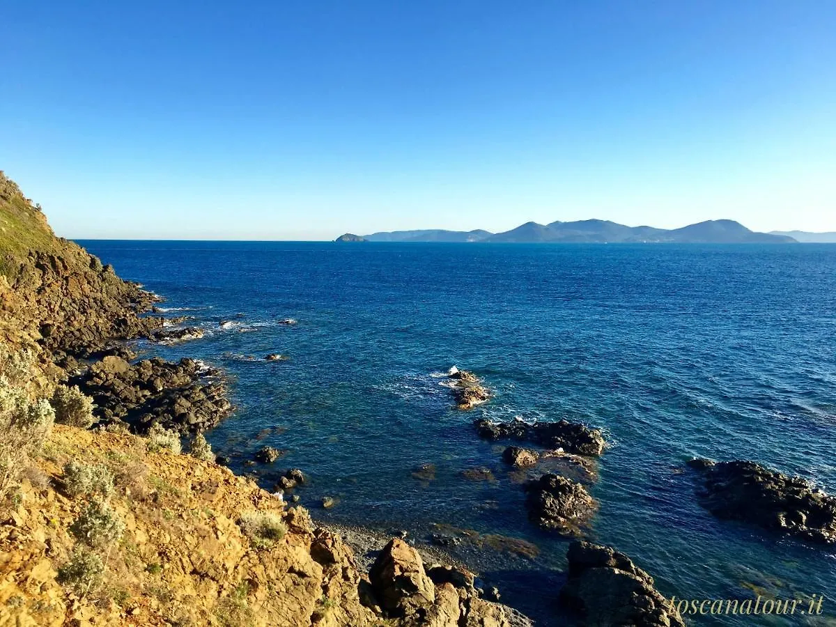 Cottage Barbara With Aircon, Beautiful Sea View By Toscanatour Casale Marittimo 0*,  Italy